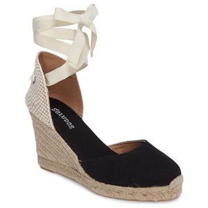 Soludos Wedge Lace-Up Espadrille Sandal